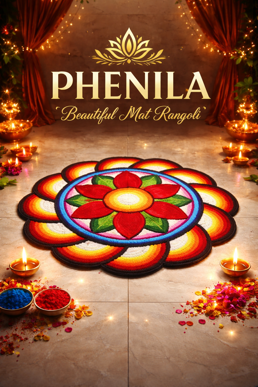 Phenila floral mat