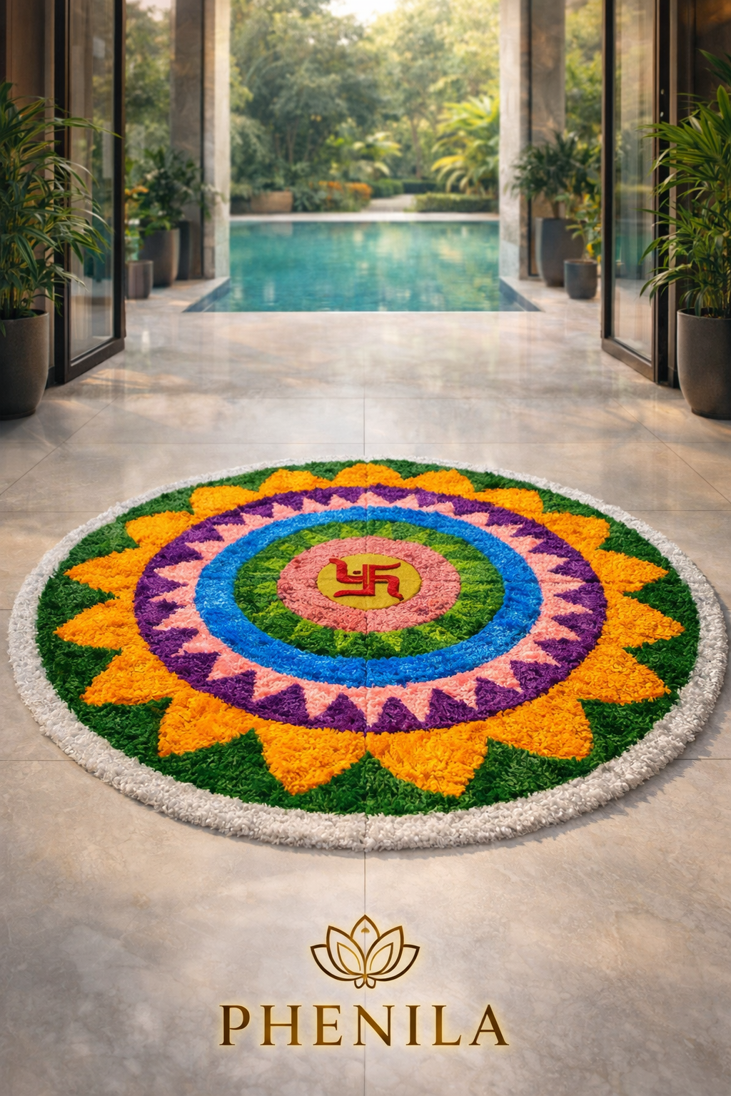 phenila floral mat