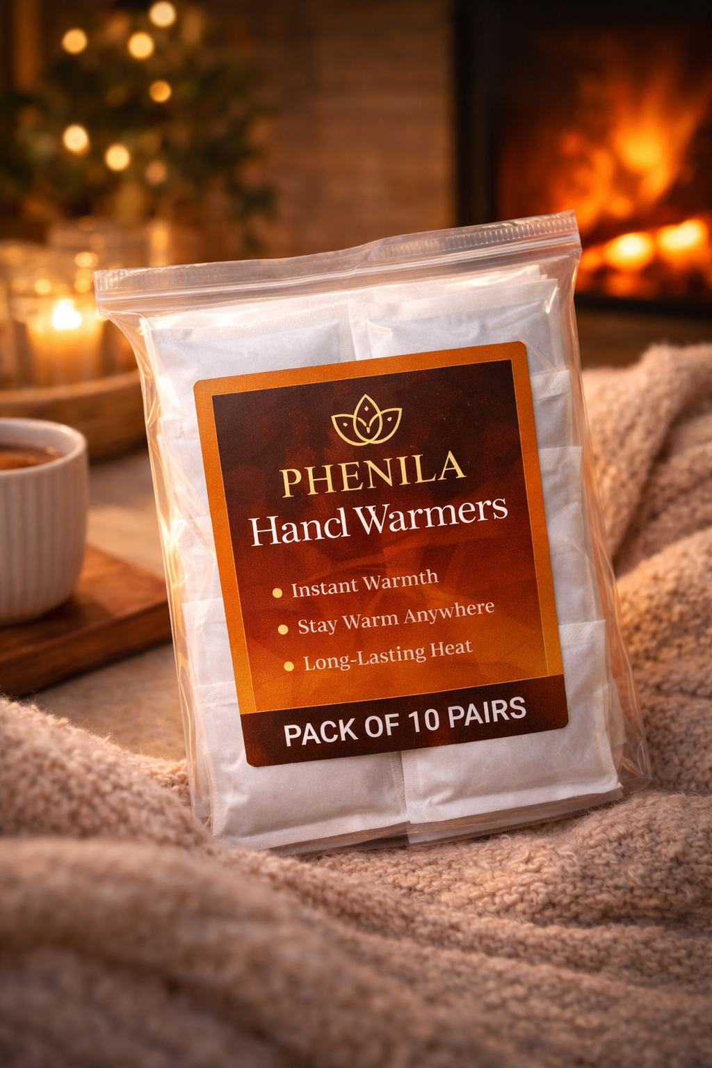 PHENILA Hand Warmers – Pack of 10 Pairs